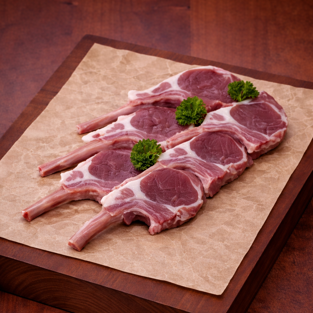 Free Range Frenched Lamb Cutlets (500g)