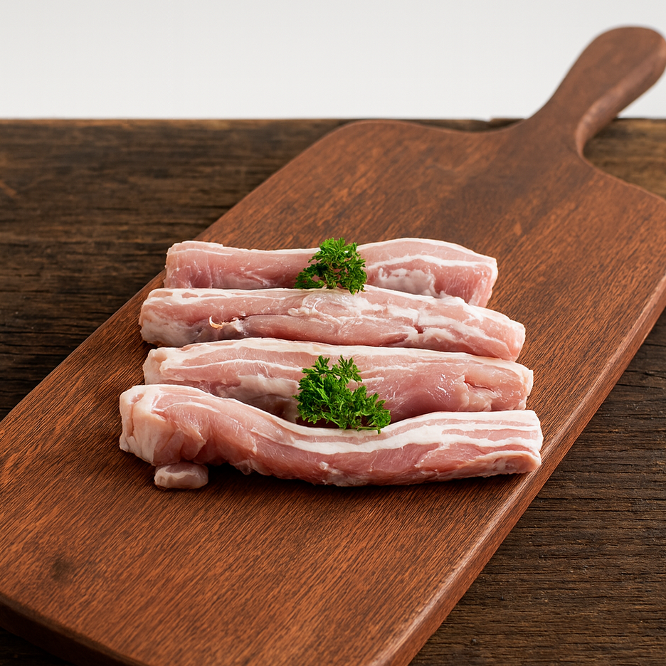 Free Range Pork Belly Spare Ribs (1kg)