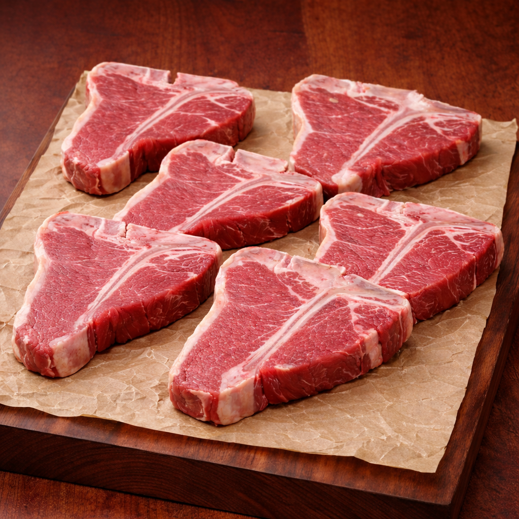 Standard T-Bone Pack - 2kg (6x Steaks)
