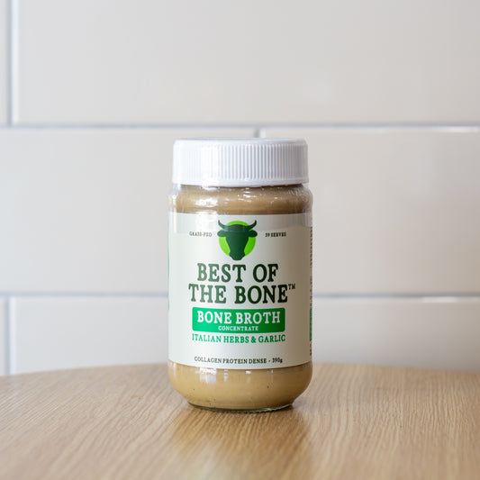Bone Broth Concentrate Italian Herbs and Garlic