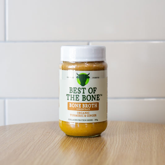 Bone Broth Concentrate Organic Tumeric and Ginger