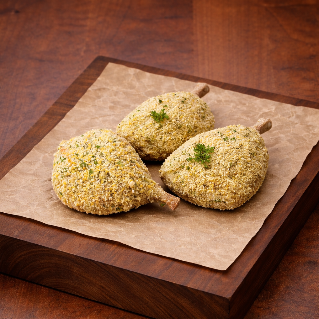 Free Range Pork Parmeson Crusted Chops (600g)